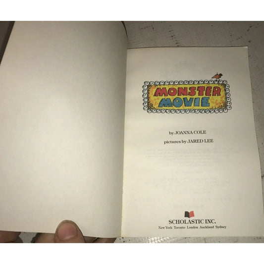Monster Movie by Joanna Cole/Jared Lee Paperback Book - A+ Stuff