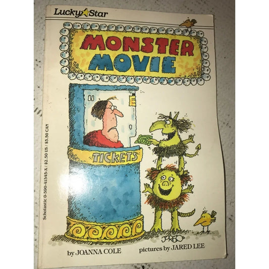 Monster Movie by Joanna Cole/Jared Lee Paperback Book - A+ Stuff