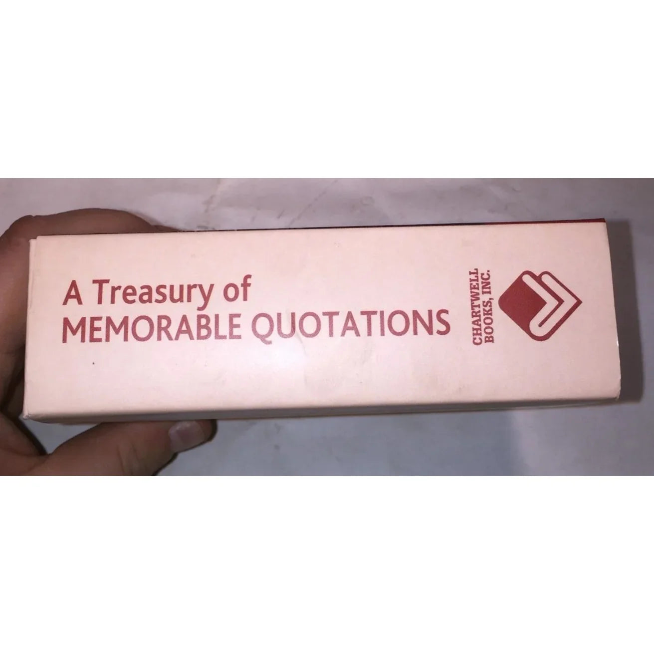 A Treasury of Memorable Quotations Hardcover Book - 2004 edition - A+ Stuff