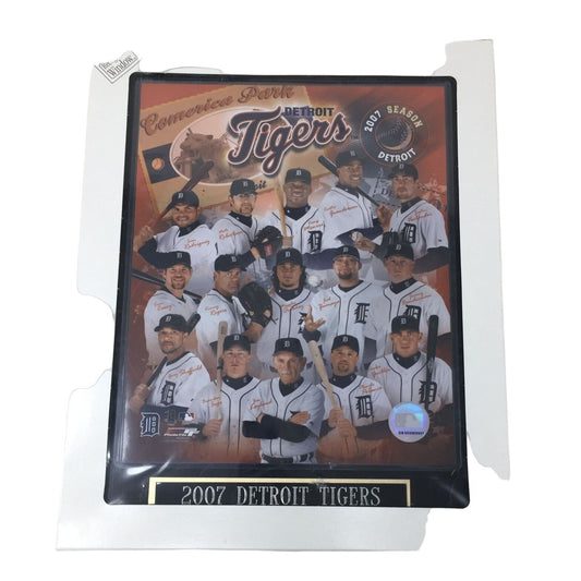 Official MLB 2007 Season Detroit Tigers Season Ticketholder Photo Plaque In Box