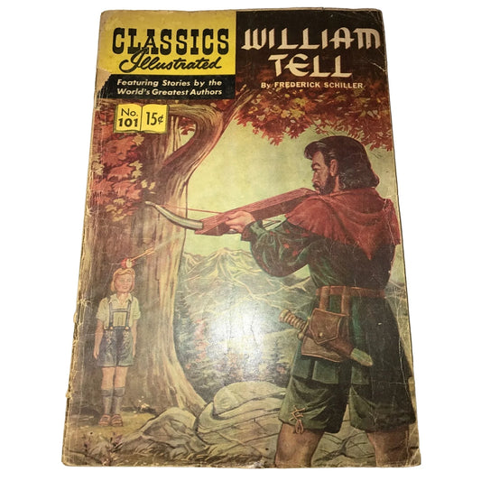 Classics Illustrated Vintage Set-1950s-William Tell-The Rough Rider-Tigers and Traitors - A+ Stuff