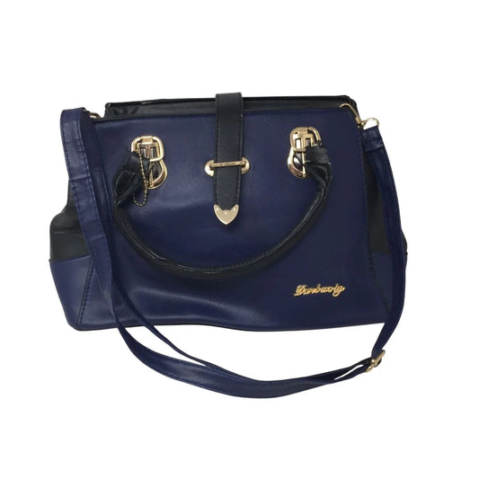 Danbaoly Women's Navy Blue Faux Leather Purse/Handbag - Danbaoly - Bag - A+ Stuff
