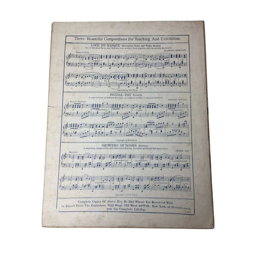 ''Dance of the Butterflies'' by Nat Wise Vintage Sheet Music Book - A+ Stuff - SHEET MUSIC - A+ Stuff