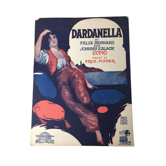 ''DARDANELLA'' By Felix Bernard and Johnny S Black Song Sheet Music Book - A+ Stuff - SHEET MUSIC - A+ Stuff