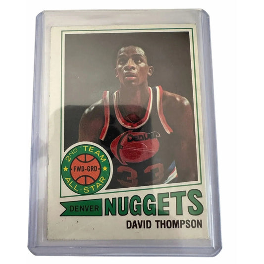 David Thompson 1977 - 78 Season Topps Basketball Trading Card - Topps - Collectible Trading Cards - A+ Stuff