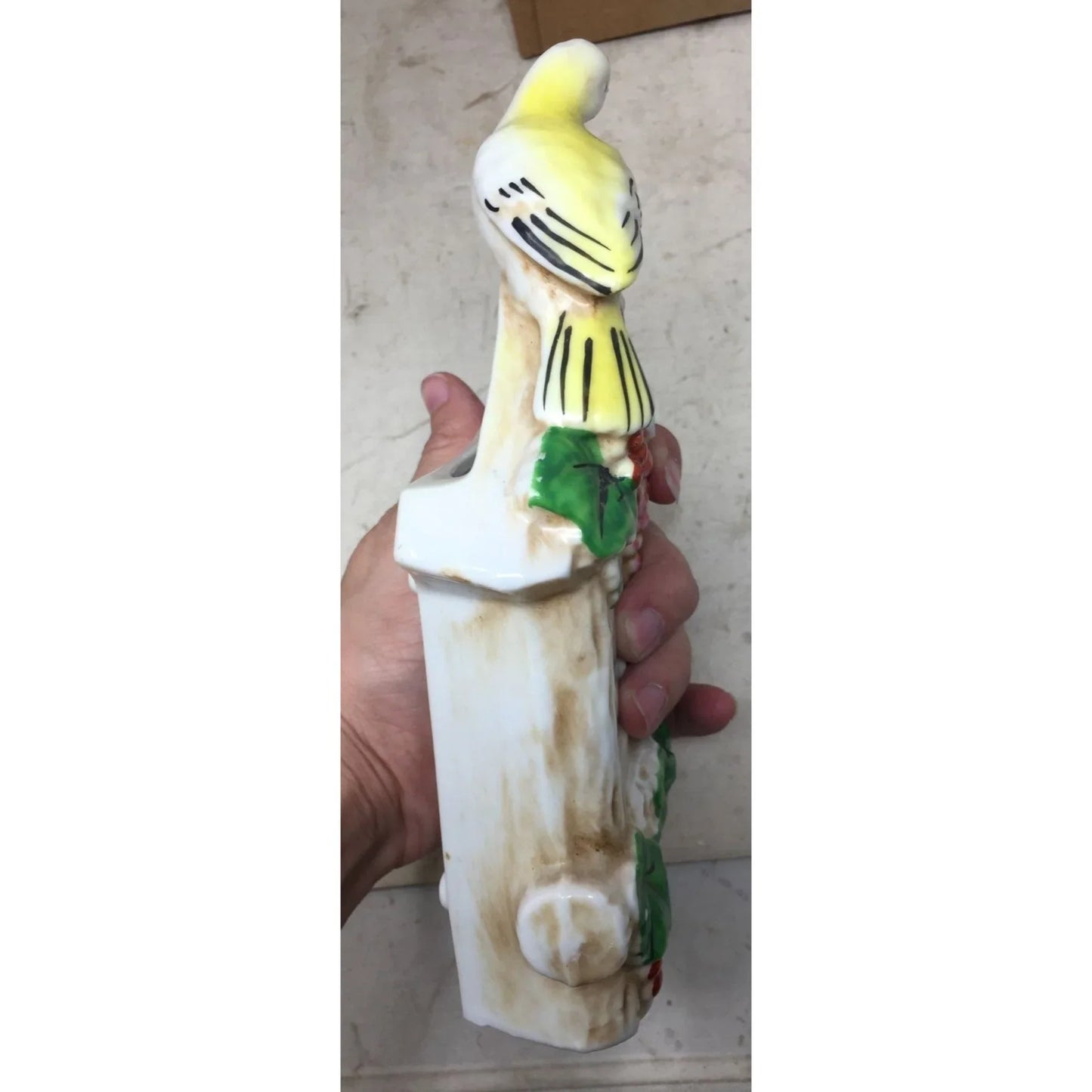 Vintage Hand Painted Cuckoo Clock Wall Vase Pocket Planter A+ Stuff A+ Stuff