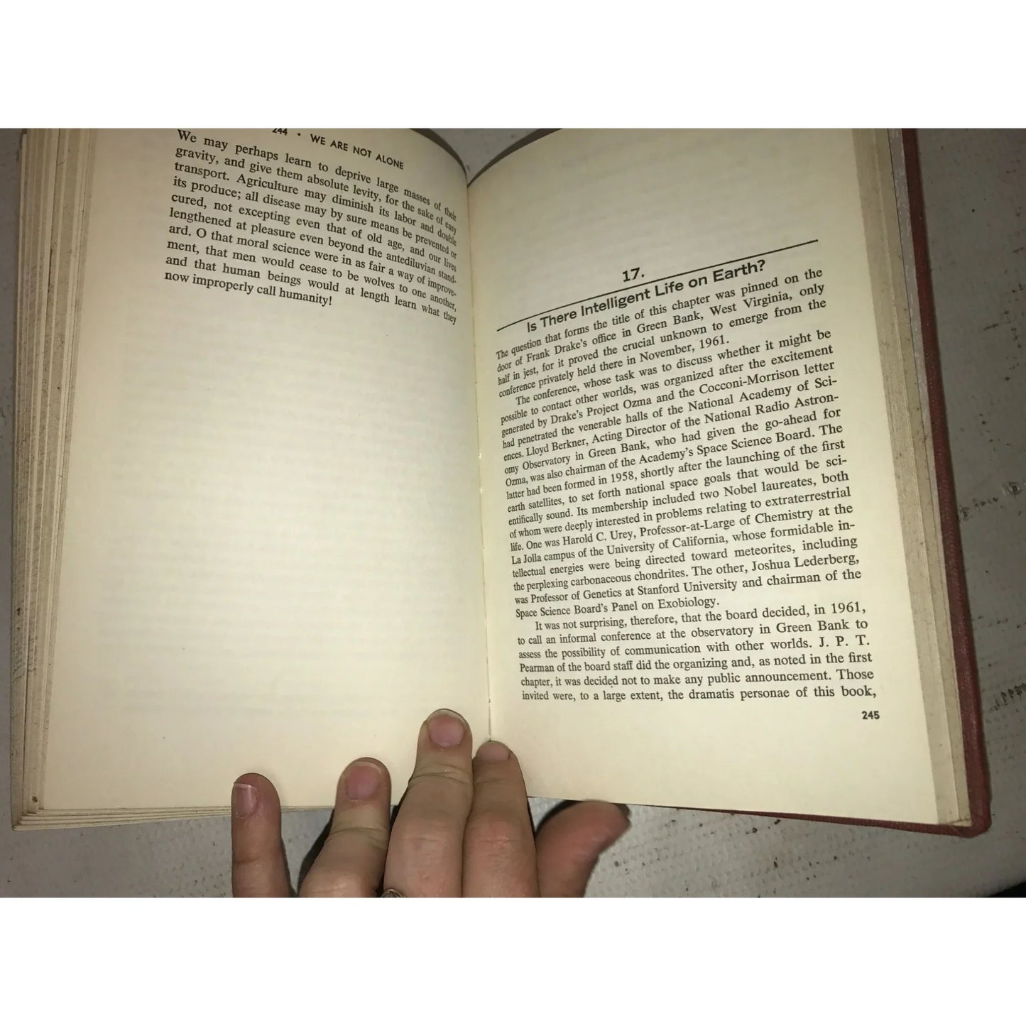 WE ARE NOT ALONE BY WALTER SULLIVAN HARDBACK BOOK - A+ Stuff