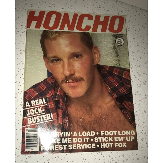 HONCHO Mens Gay Vintage Collectible Magazine Feb. 1986 Vol. 8 No. 11 - A+ Stuff