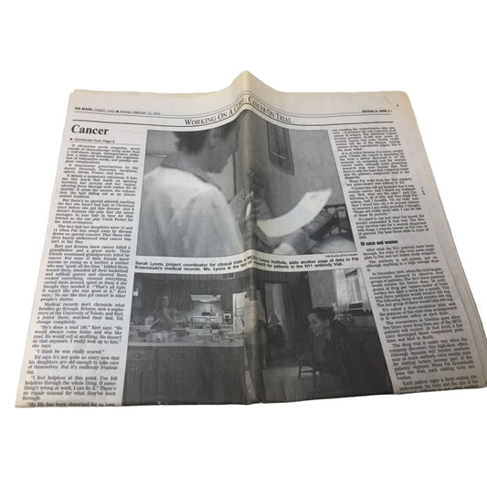 The Blade Feb. 10, 2002 Vintage Collectible Newspaper