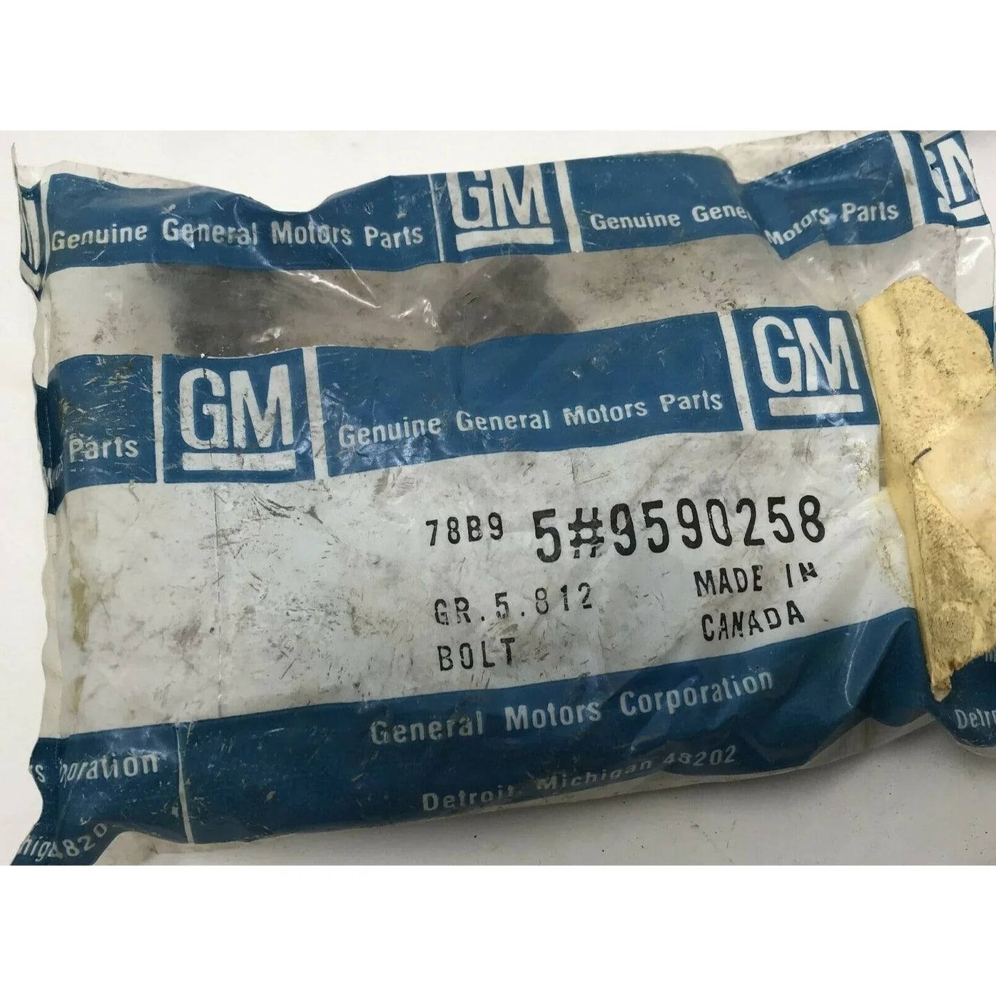 Genuine Vintage GM Part 9590258 replacement BOLTS (hub) GR 5.812.- 78B9 (10 Bolts total) - A+ Stuff