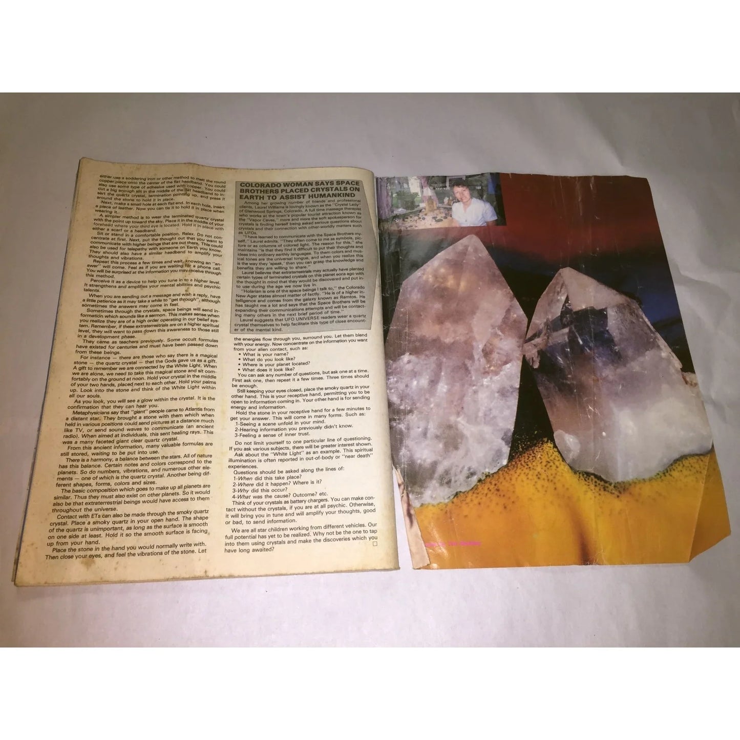 Vintage Sept. 1988 UFO UNIVERSE Magazine - A+ Stuff