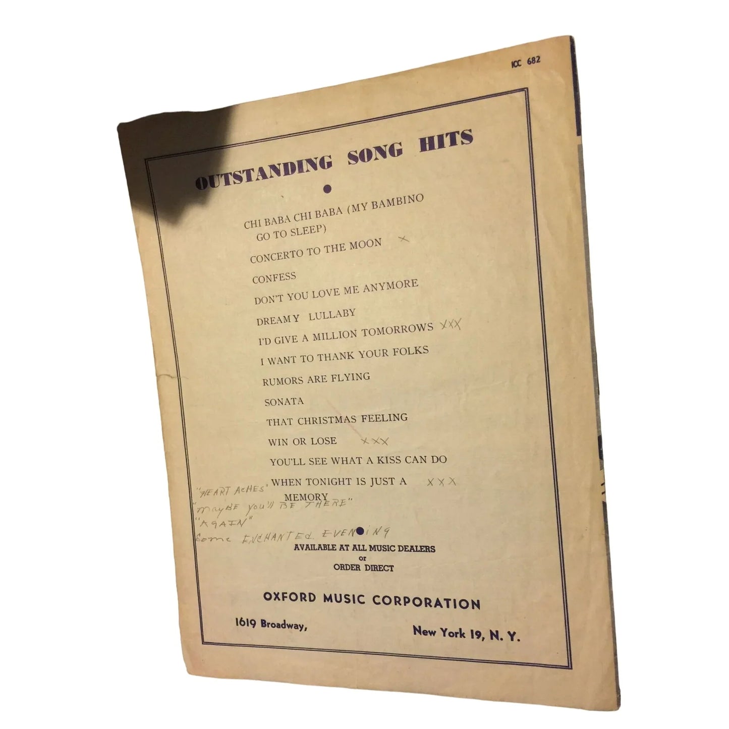 Vintage Sheet Music LOVER'S GOLD By Bob Merril/Morty Nevins - A+ Stuff