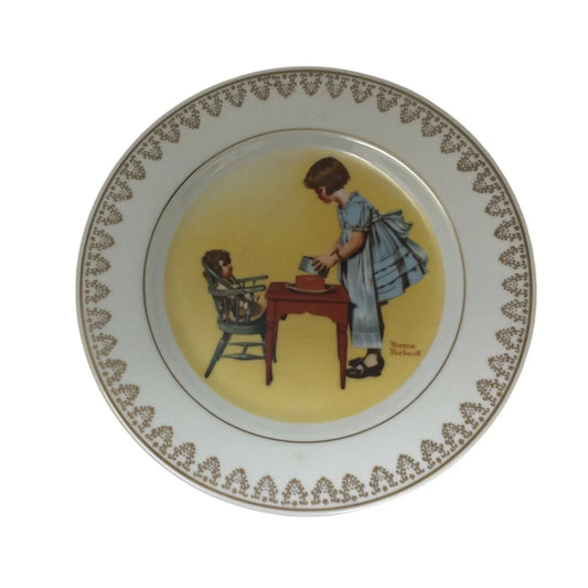 Vintage Party Time By Norman Rockwell Collectible Plate - A+ Stuff