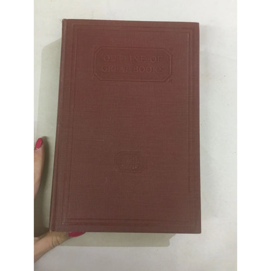 Outline of Great Books Hardcover Vintage book by Sir J A Hammerton - A+ Stuff
