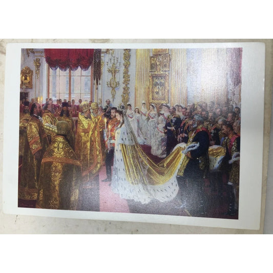 Nicholas & Alexandra The Wedding of Emperor Nicholas II & Empress Alexandra Post Card Nicholas & Alexandra A+ Stuff
