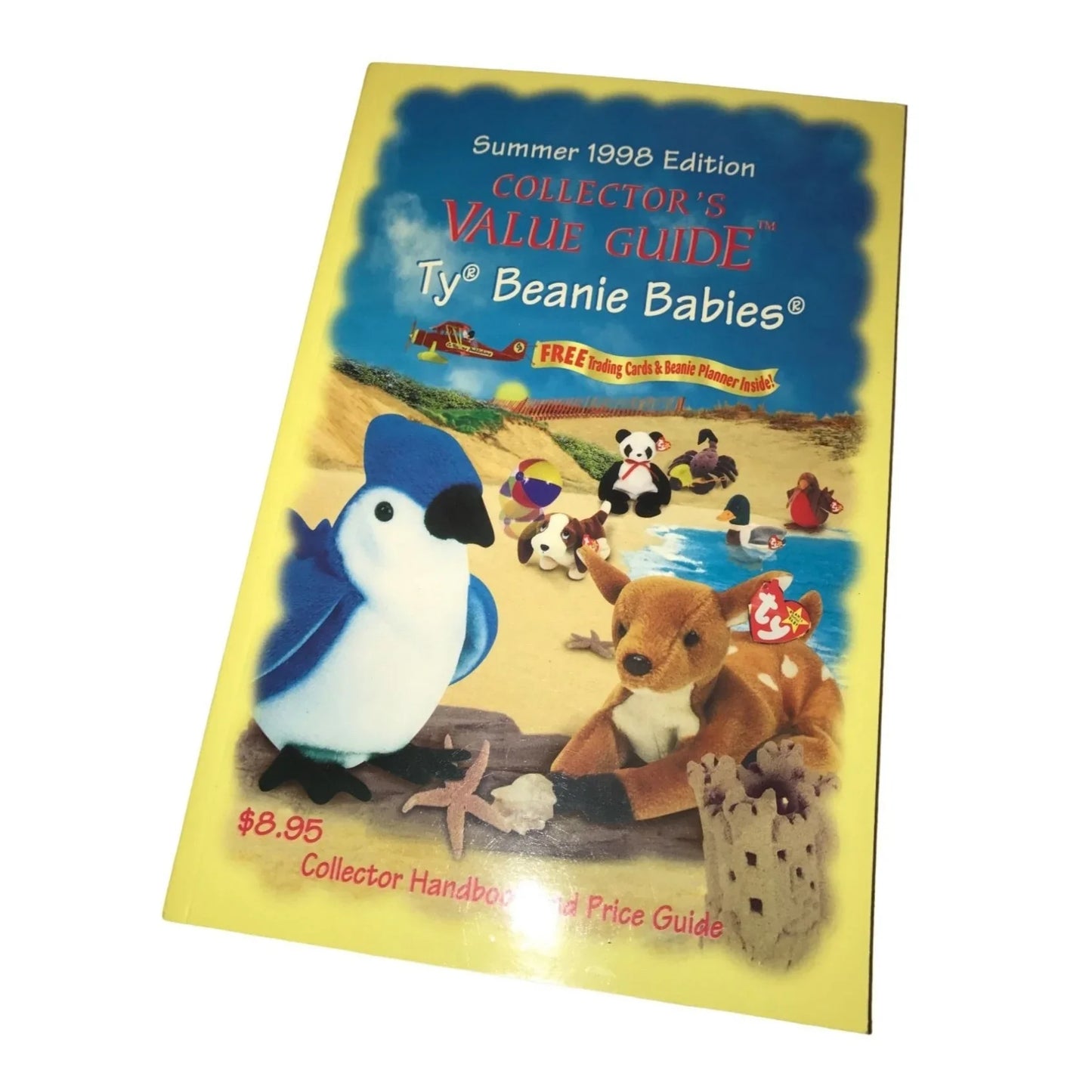 2- 1998 Collector's Value Guides TY's Beanie Babies & 2 Beanie Collector Books - A+ Stuff