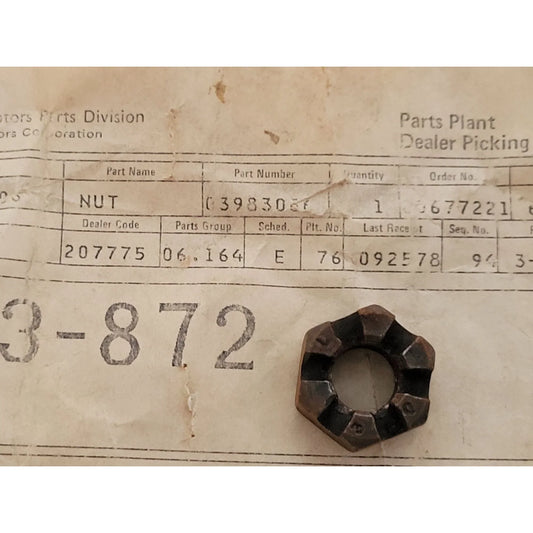 GM General Motors NUT New old Stock AC Delco, gm, general motors A+ Stuff