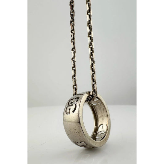 Dolce and Gabanna Cut Out DG Ring with Necklace - Dolce and Gabanna - Luxury Item - A+ Stuff