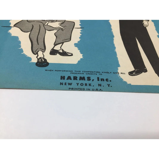 Don't Cry Joe (Let Her Go, Let Her Go, Let Her Go) Vintage Sheet Music - A+ Stuff - SHEET MUSIC - A+ Stuff