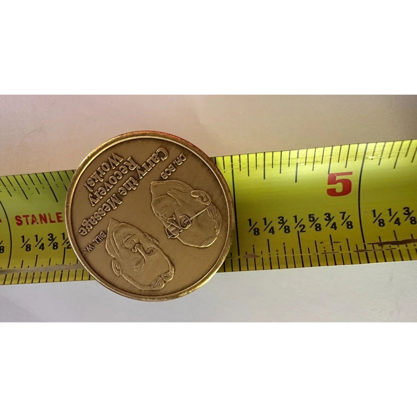 Dr. Bob and Bill W. ''Carry the Message Recovery Works!'' Medallion Coin - A+ Stuff - Collectible Coins & Currency - A+ Stuff