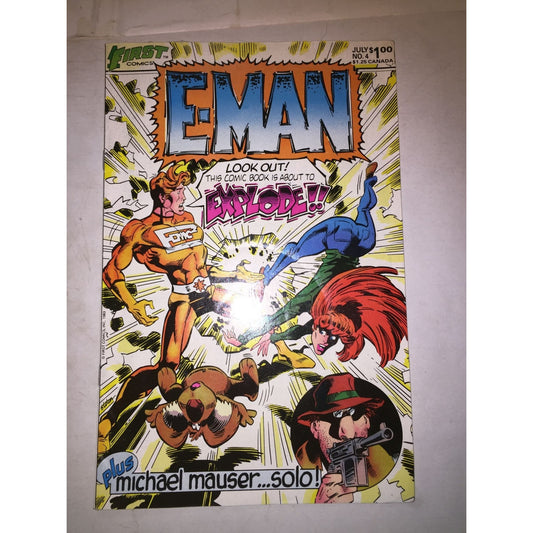 E-Man First Comics 1983 Vintage Comic Book
