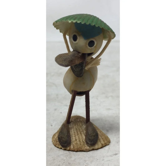 Handmade Souvenir Bird Figurine Made out of Seashells- Very Unique Piece - A+ Stuff