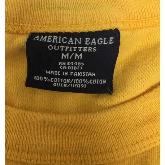 American Eagle Outfitters Size Medium Yellow Long Sleeve Shirt American Eagle Outfitters A+ Stuff Shirts & Tops