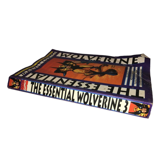 MARVEL COMICS THE ESSENTIAL WOLVERINE Volume 3 Vintage Paperback Book - A+ Stuff