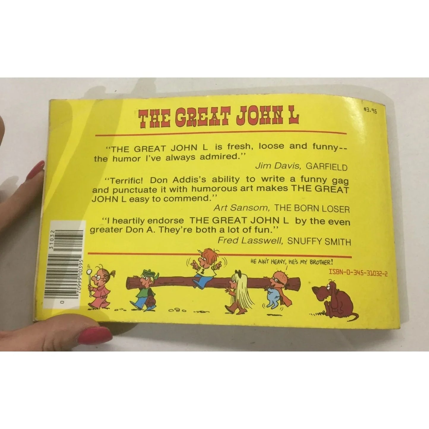 The Great John L Featuring Babyman Paperback Book by NEA, Inc - A+ Stuff