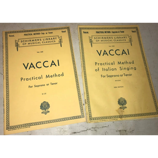 Schirmer's Library of Musical Classics Vol 1909/Vol 204 Vaccant Paperbacks - A+ Stuff