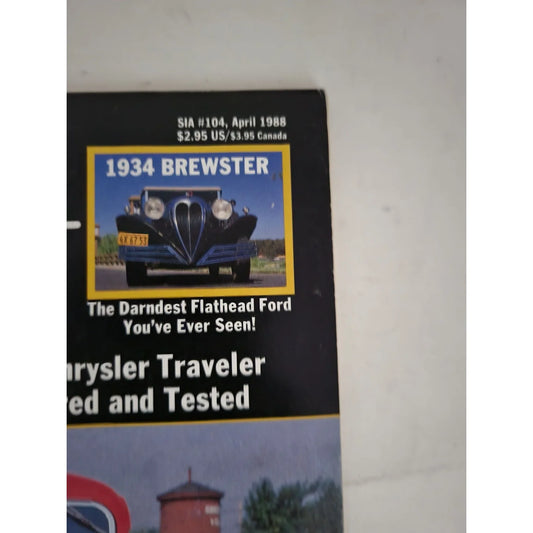 Vintage April 1988 AUTOS Special Interest 1920-1970 Collector Cars Magazine - A+ Stuff