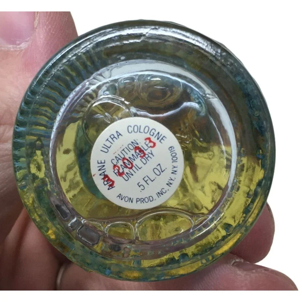 Vintage AVON Ariane Ultra Cologne in Glass Angel Shaped Cologne Bottle (not full) Avon A+ Stuff