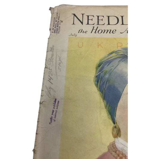 Vintage Collectible Needlecraft The Home Arts Magazine July 1932 Needlecraft The Home Arts A+ Stuff