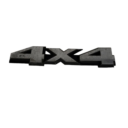 4x4 Silver/Black Auto Patch Emblem/Hood Ornament - A+ Stuff