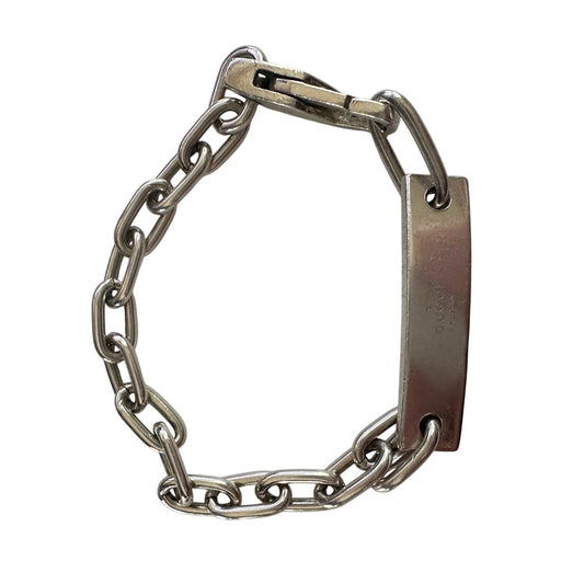 Gucci Sterling Silver ID Bracelet