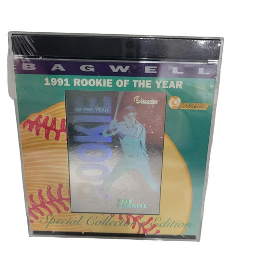 1991 Rookie Of Year Astros Jeff Bagwell Holoprism Collector's Edition - A+ Stuff