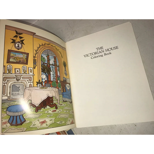 The Victorian House Dover Coloring Book - A+ Stuff