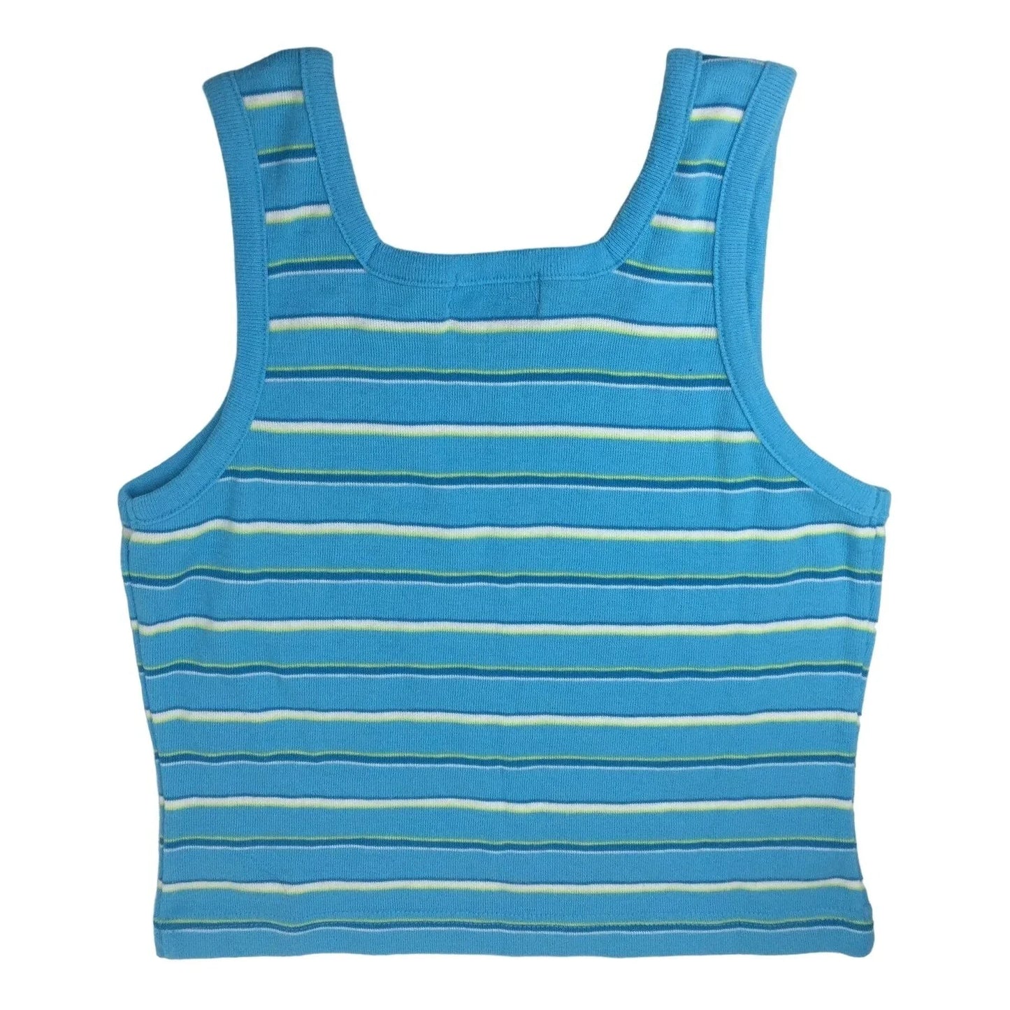 Limited Too Girl's Size 10 Tank top With White/Green/Blue Stripes limited too A+ Stuff