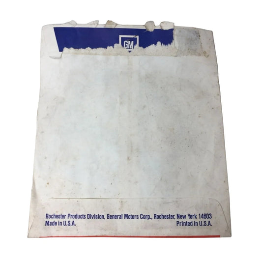 GM General Motors Gasket Kit, Carb Air Horn Part #17056357 New old Stock gm, general motors A+ Stuff