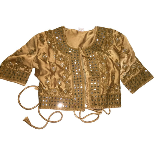 Womens Shanti Vintage Saree Blouse/Choli From India - A+ Stuff