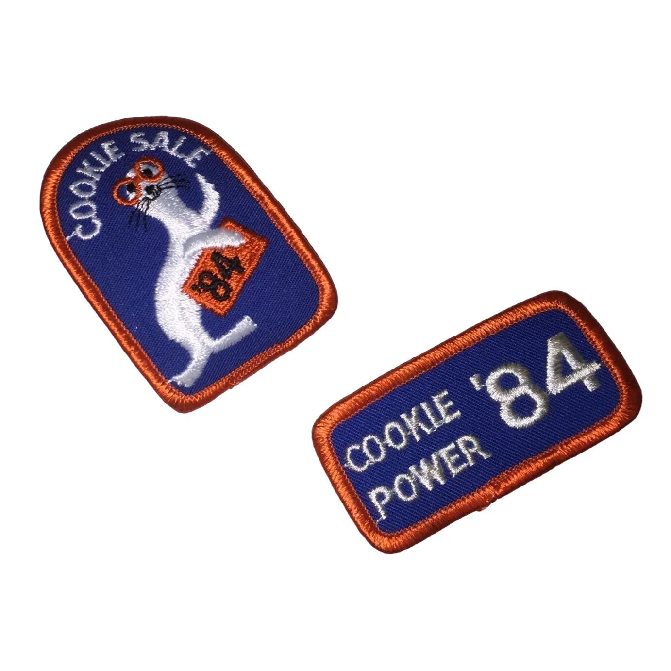 Girl Scouts Cookie Sale 1984 Vintage Collectible Patches/Badges - A+ Stuff