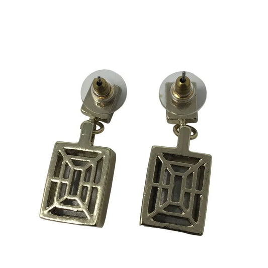 Womens Pink Stone Chunky Dangly Earrings - A+ Stuff