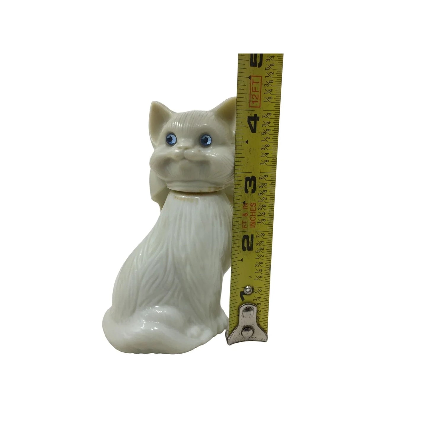 Vintage Sweet Honesty Avon Topaze Cologne/Perfume in Cat with Bow Shaped Bottle Avon A+ Stuff