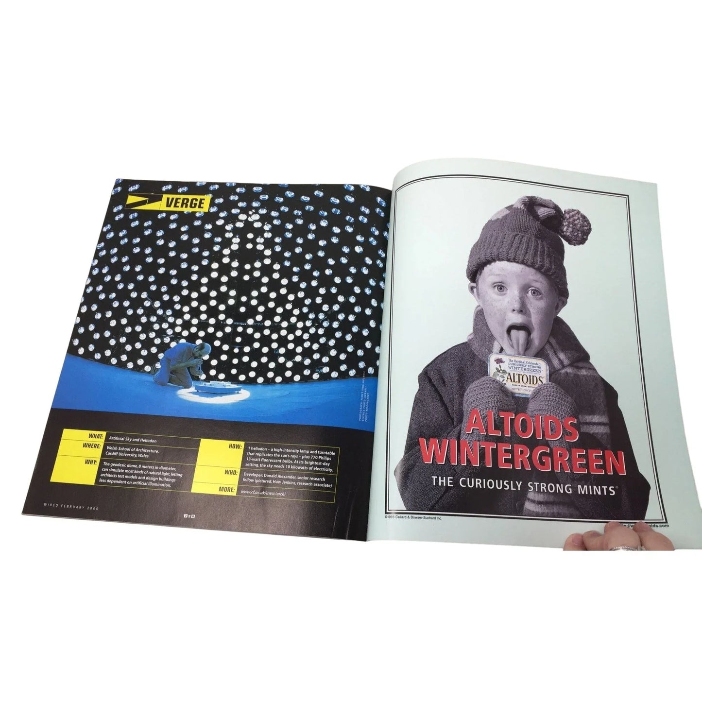 WIRED February 2000 Cybernetics Kevin Warwick Search Engines Magazine wired A+ Stuff