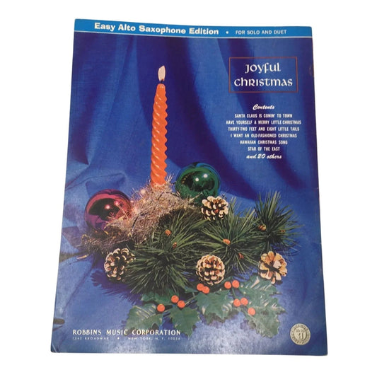 Easy Alto Saxophone Edition For Solo and Duet ''Joyful Christmas'' - A+ Stuff - SHEET MUSIC - A+ Stuff