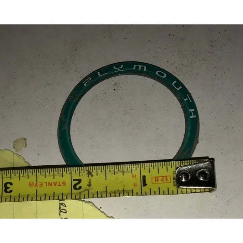 PLYMOUTH Auto Patch/Emblem (Green Circular Ring) - A+ Stuff