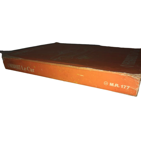 Workshop Manual M.R. 177 R1228 Renault Le Car Paperback Vintage Book - A+ Stuff