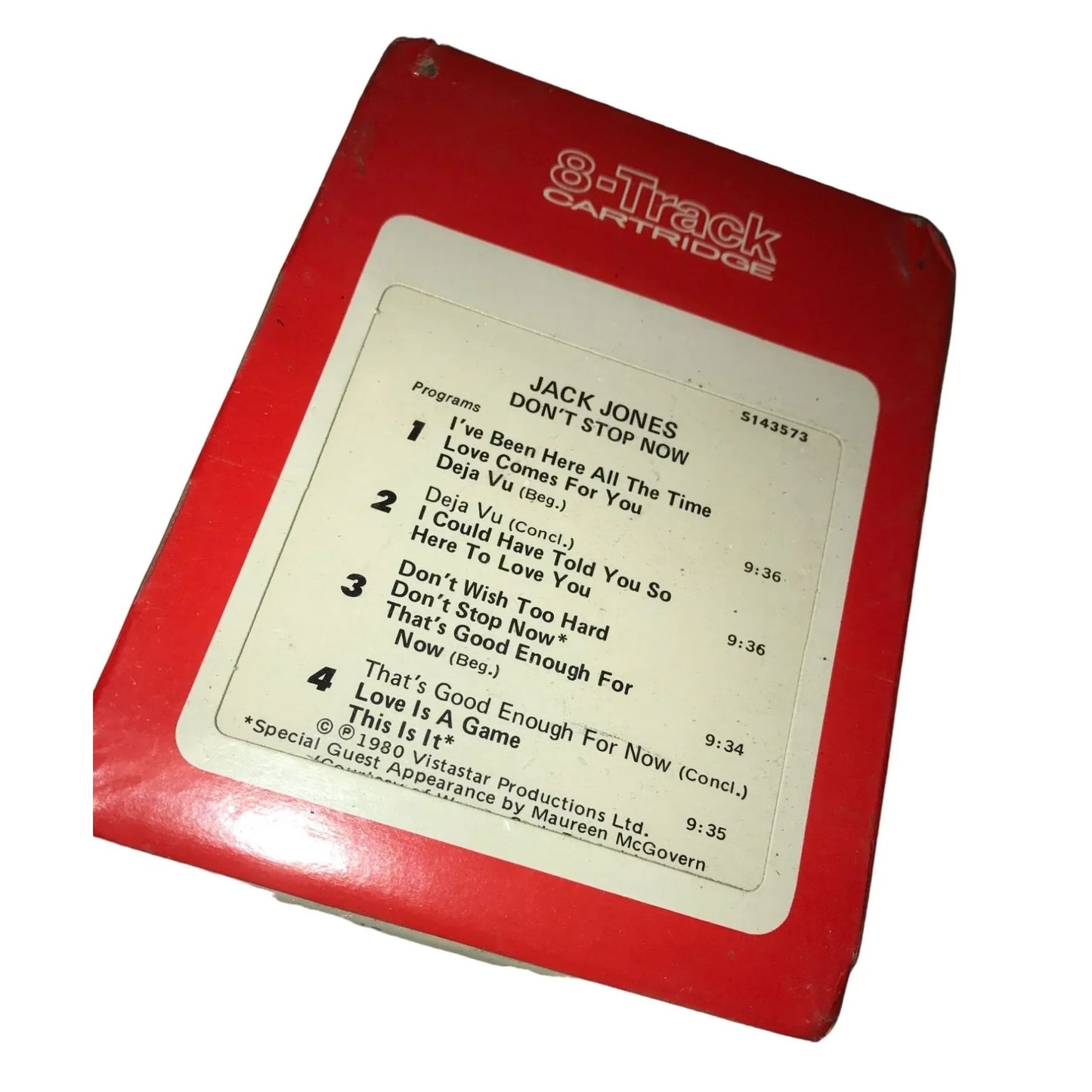Vintage Music - 8 track- Jack Jones – Don't Stop Now - A+ Stuff