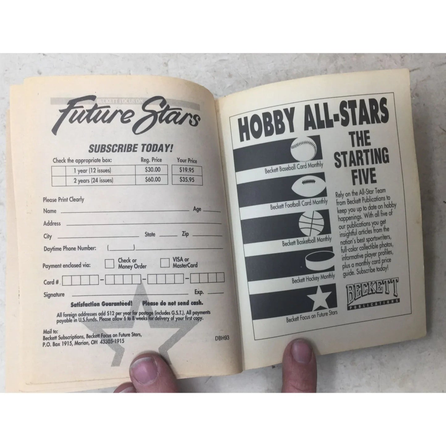 Dr. James Beckett 1993 Official Price Guide To Baseball Cards - A+ Stuff