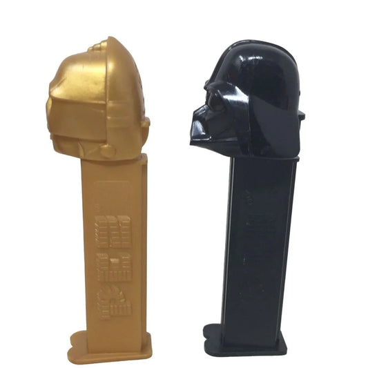 Vintage 1997 Set of 2 Star Wars PEZ Candy Dispensers- C-3PO Robot and Darth Vader star wars, pez A+ Stuff